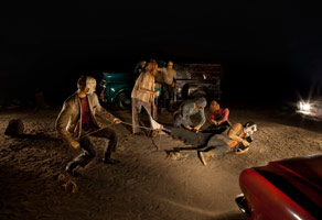Five Car Stud installation<BR>Los Angeles County Museum of Art<BR><BR>photo credit: Tom Vinetz