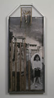 Edward & Nancy Reddin Kienholz / 
Angel Monoseries, 1991 / 
mixed media assemblage / 
71 1/4 x 30 1/8 x 4 3/4 in
(180.97 x 76.52 x 12.06 cm)