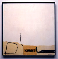 Edward & Nancy Reddin Kienholz / 
Kurs B (H.I.D.), 1974 / 
mixed media assemblage (panel A of diptych) / 
23 3/4 x 23 3/4 in. (60.3 x 60.3 cm)