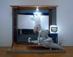 Briefly the Silver Buck, 1986 / 
mixed media / 
88 x 105 1/2 x 38 in (223.5 x 268 x 96.5 cm)