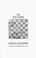 Marcel Duchamp announcement, 1978