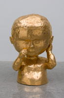 Matt Wedel / 
child, 2007 / 
fired clay, glaze and luster / 
42 x 39 x 36 in. (106.7 x 99.1 x 91.4 cm)
