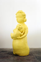 Matt Wedel / 
Mother and child, 2013 / 
ceramic / 
62 x 27 x 26 in. (157.5 x 68.6 x 66 cm)