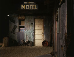Michael C. McMillen / 
Red Trailer Motel, 2003 / 
      installation  / 
      installed dimensions variable