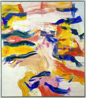 Willem de Kooning / 
Untitled, 1982 / 
oil on canvas / 
80 x 70 in. (203.2 x 177.8 cm) / 
Private collection