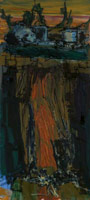 Per Kirkeby / 
Untitled (PK05 4), 2005 / 
      oil on canvas / 
      78 3/4 x 35 1/2 in (200 x 90.2 cm)