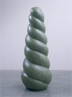 Tomorrow, and tomorrow, and tomorrow (a), 1999 / 
ceramic / 
73 x 29 x 27 in (185.4 x 73.7 x 68.6 cm) / 
Private collection