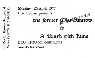 Richard Newton announcement, 1977