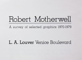 A survey of selected graphics: 1970 - 1979 announcement, 1981