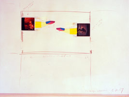 Bruce Nauman / 
Untitled (Clown Taking a Shit), 1987 / 
mixed media / 
25 1/2 x 33 1/2 in (64.8 x 85 cm)
