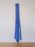 Peter Shelton<BR>
blueslim, 1990 - 2001<BR>
mixed media<BR>
112 x 18 x 9 in (284.4 x 45.7 x 22.8 cm)