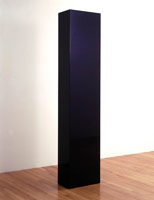 John McCracken<BR>
Cosmos, 2001<BR>
lacquer, resin, fiberglass, plywood<BR>
92 x 20 x 11 1/2 in (234 x 51 x 29 cm)