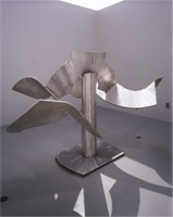 Mark di Suvero<BR>
Endless Wave, 2001<BR>
stainless steel<BR>
60 x 96 in (152.4 x 243.8 cm)