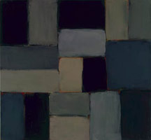 Grey Wall Blue, 2005 / 
      oil on linen / 
      55 1/8 x 59 1/4 in. (140 x 150.5 cm) / 
      Private collection, Los Angeles, California