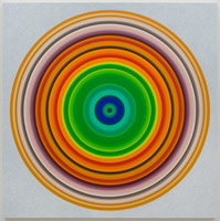 Don Suggs / 
Morning Glory Pool, 2012 / 
oil and acrylic on canvas / 
59 3/4 x 59 3/4 x 3 1/2 in. (151.8 x 151.8 x 8.9 cm)