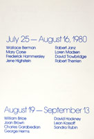 Summer Exhibition announcement, 1980
