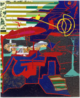 A Letter Not Sent, 1989 / 
Metal collage / 
67 x 55 in (170.2 x 139.7 cm) / 
Private collection