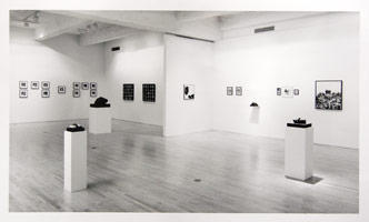 Wallace Berman installation photography, 1990