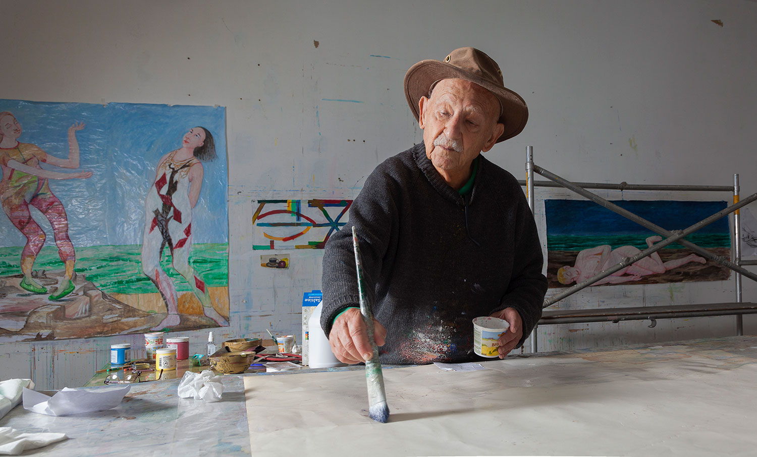 Portrait of Charles  Garabedian. Photo: Wayne Shimabukuro.