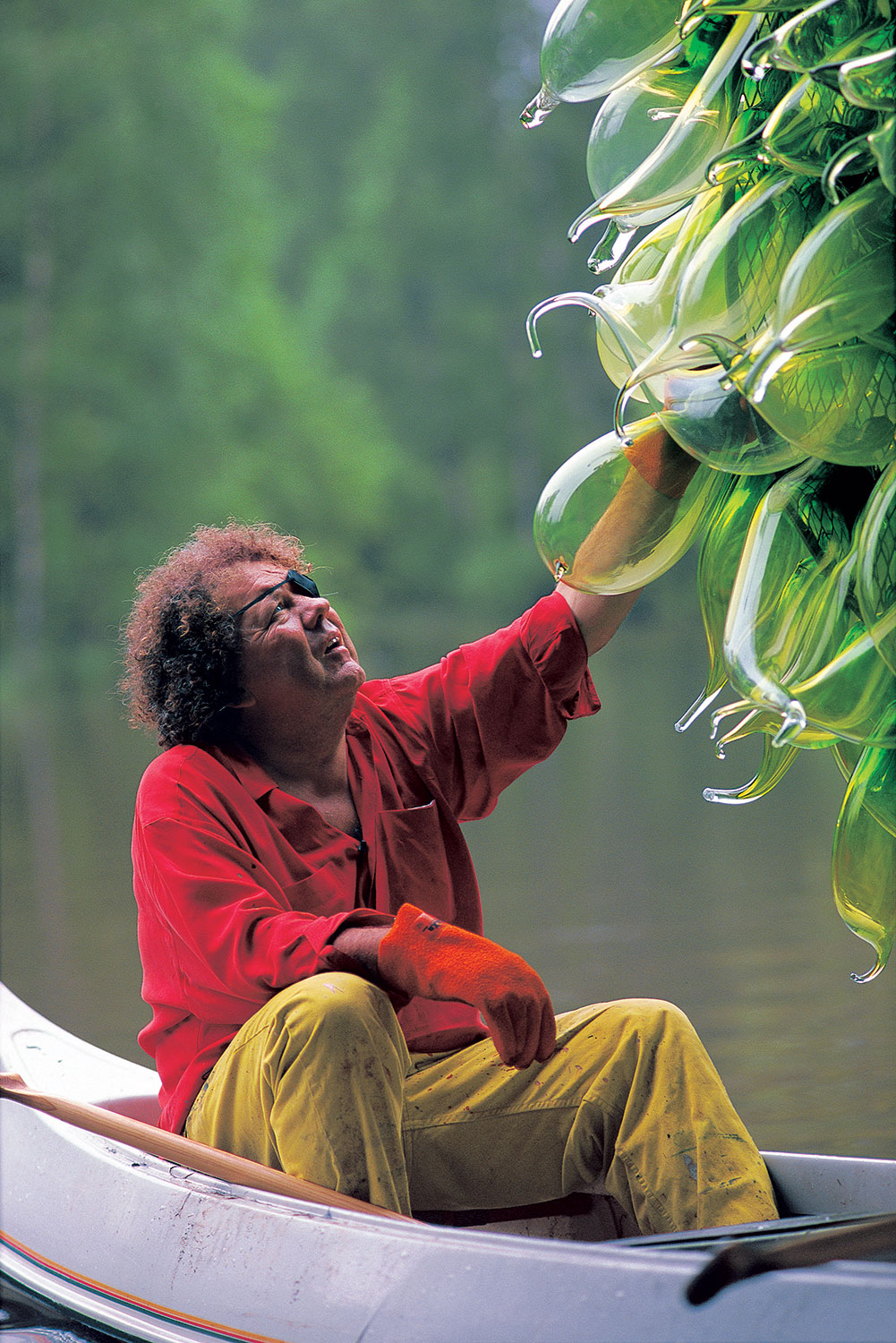 Portrait of Dale  Chihuly. Photo: Russell Johnson.