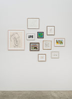 Installation photography, Frederick Hammersley: Paintings and Works on Paper