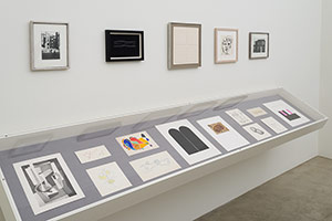 Installation photography, Frederick Hammersley: Paintings and Works on Paper