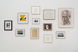 Installation photography, Frederick Hammersley: Paintings and Works on Paper