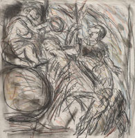 From Veronese: Allegory of Love IV / 
chalks on paper  / 
Paper: 23 x 22 in (58.4 x 55.9 cm)  / Framed: 32 x 30 3/4 in (81.3 x 78.1 cm)