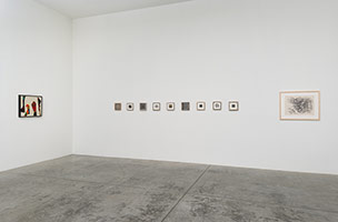 Installation photography, Frederick Hammersley: Paintings and Works on Paper