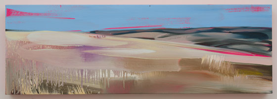 Rebecca Campbell / 
Dry Grass, 2014 / 
oil on canvas / 
12 x 33 in. (30.5 x 83.8 cm)