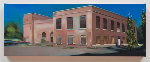 Rebecca Campbell / 
Albion, 2013 / 
oil on canvas / 
12 x 33 in. (30.5 x 83.8 cm)
