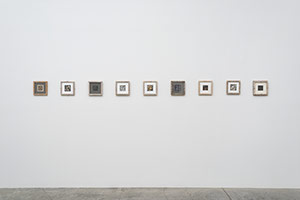 Installation photography, Frederick Hammersley: Paintings and Works on Paper