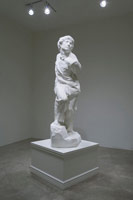 Sui Jianguo / 
Bound Slave, 1998 / 
Painted cast bronze / 
90 1/2 x 31 1/2 x 23 1/2 in. (230 x 80 x 60 cm)