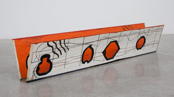 Charles Garabedian / 
Untitled, 1970 / 
acrylic, wood and polyester resin / 
12 x 64 3/4 x 10 3/4 in. (30.4 x 164.4 x 27.3 cm)