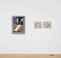 Installation photography, R.B. Kitaj: Collages and Prints, 1964-1975