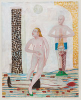 Charles Garabedian / 
Salome IV, 2011 / 
acrylic on paper / 
59 3/4 x 47 3/4 in. (151.8 x 121.3 cm)