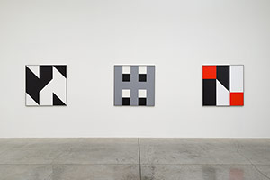 Installation photography, Frederick Hammersley: Paintings and Works on Paper