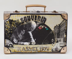 Edward & Nancy Reddin Kienholz / 
Dome Edition Dusseldorf, 1972 / 
mixed media hand painted suitcase / 
10 x 15 3/4 x 4 3/4 in. (25.4 x 40 x 12.1 cm)