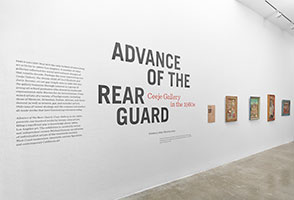 Installation photography, Advance of the Rear Guard: Ceeje Gallery in the 1960s / 
© ArtCenter College of Design / Angel Xotlanihua