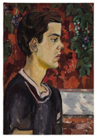 Alice Neel / 
Richard, c. 1952 / 
oil on canvas / 
26 3/16 x 18 in (66.5 x 45.7 cm)