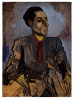Alice Neel / 
Sam (Sea Biscuit), 1940 / 
oil on canvas / 
36 1/8 x 26 1/8 in (91.8 x 66.4 cm) 
