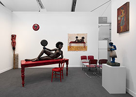 Installation photography / 
Alison Saar: Chaos in the Kitchen / 
at Frieze Los Angeles