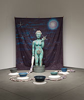 Installation photography / 
Alison Saar: Of Aether and Earthe / 
Benton Museum of Art at Pomona College