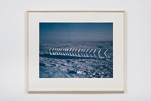 Andy Goldsworthy / 
In the Direction of the Wind, Grise Fiord, Ellesmere Island (From: Touching North Portfolio), 1989 / 
cibachrome photograph / 
Framed Element 1: 43 1/2 x 53 in. (110.5 x 134.6 cm) / 
Framed Element 2: 36 1/2 x 59 1/2 in. (92.7 x 151.1 cm) / 
Edition of 10