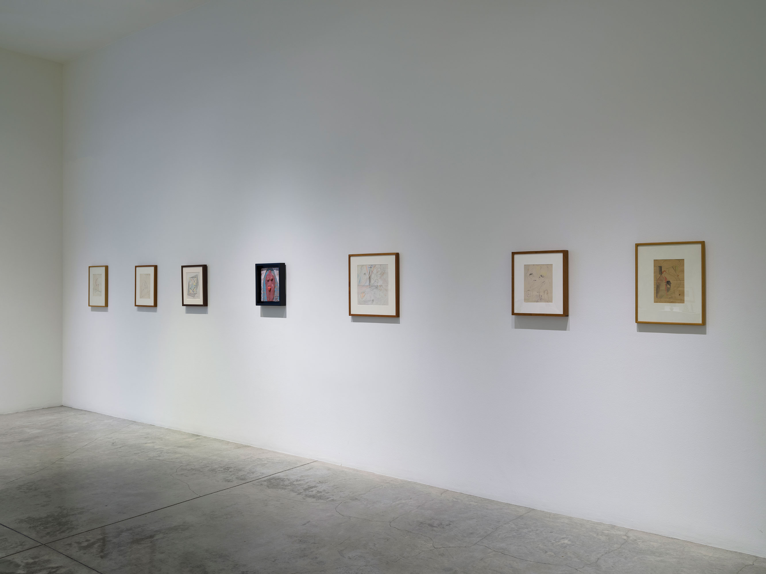 Installation photography / Beatrice Wood: Drawings, Prints, Ceramics