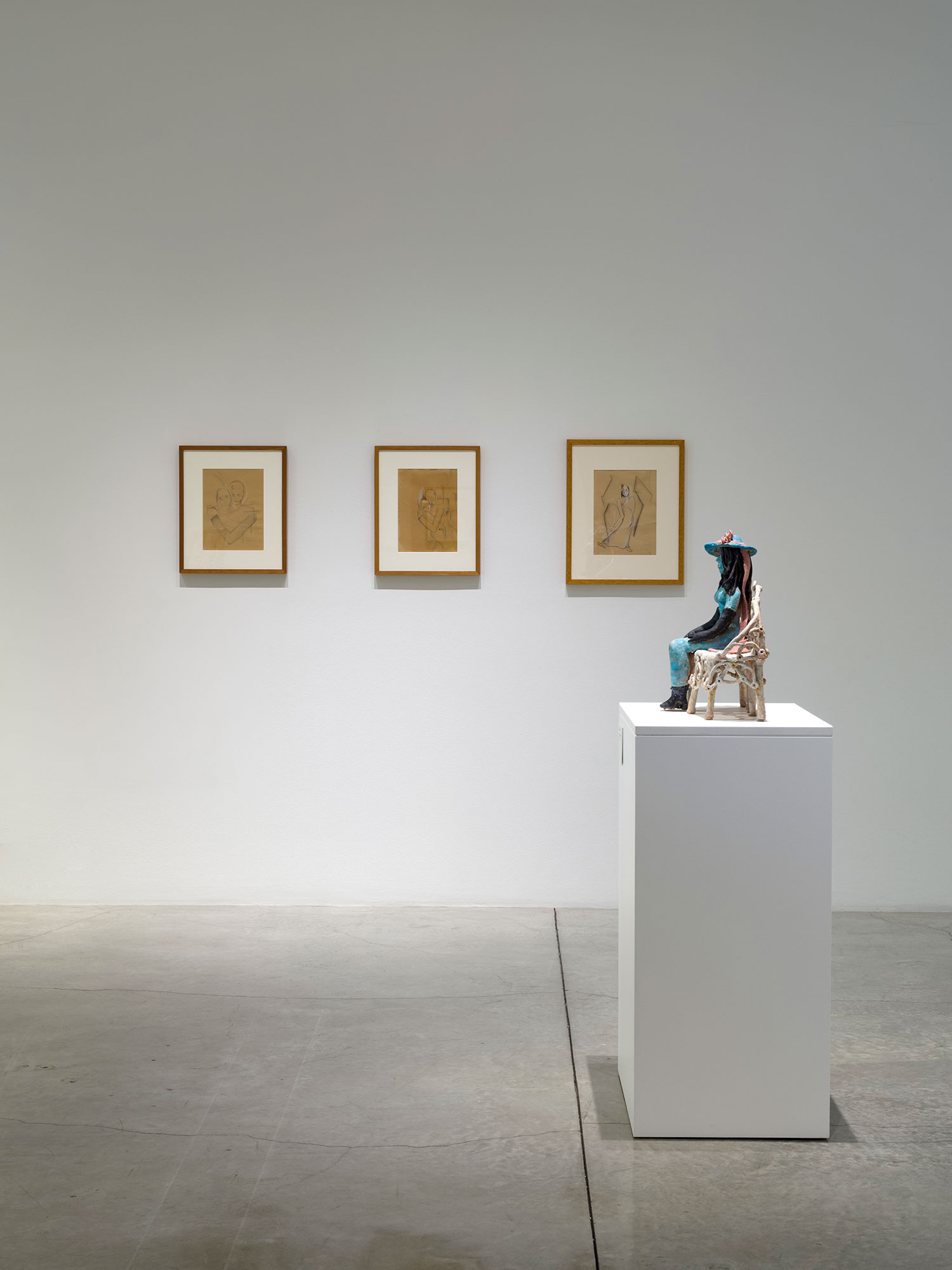 Installation photography / Beatrice Wood: Drawings, Prints, Ceramics