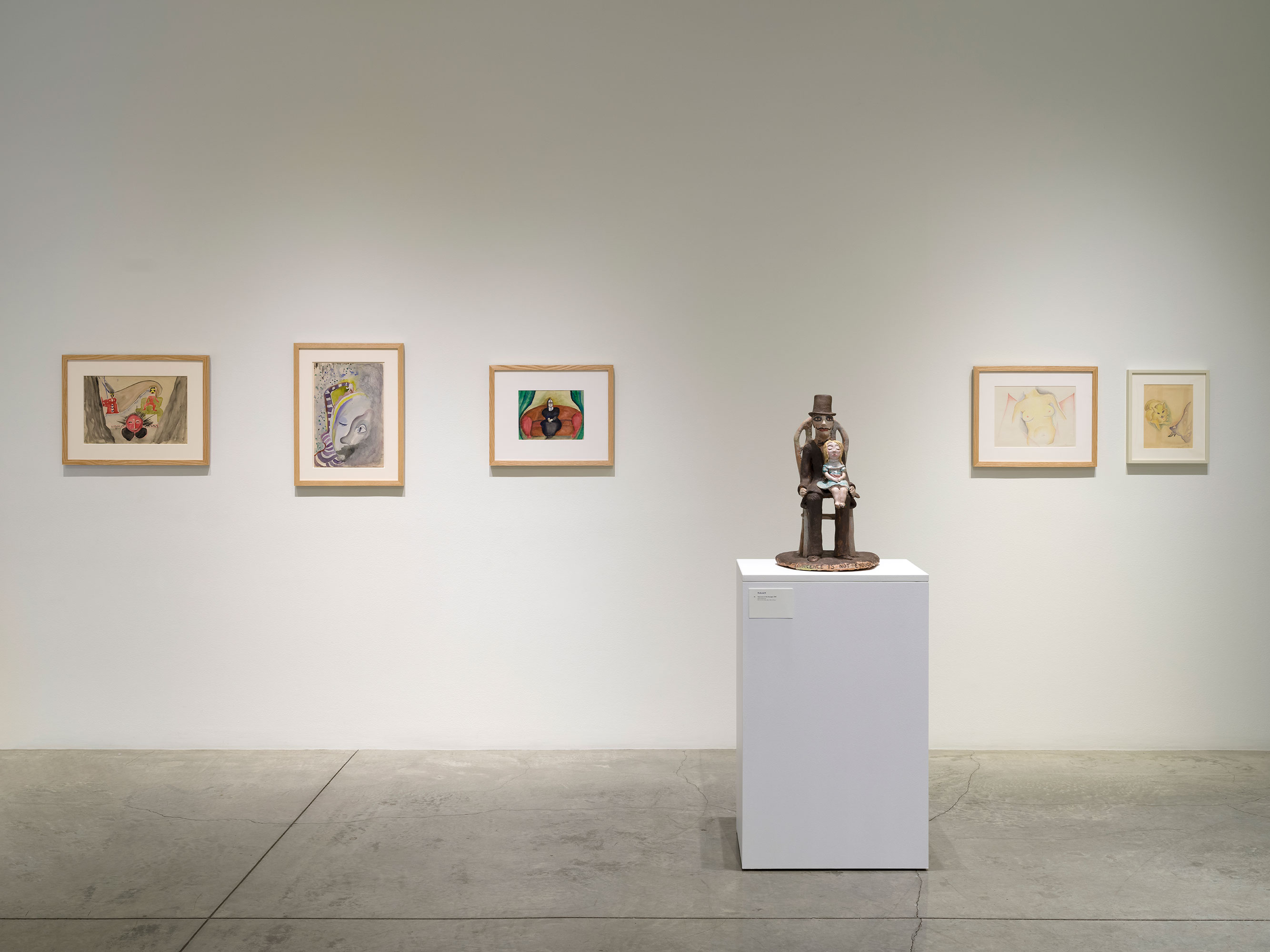 Installation photography / Beatrice Wood: Drawings, Prints, Ceramics