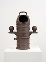 Ben Jackel / 
Broken Binnacle III, 2020 / 
stoneware / 
15 x 12 x 11 in. (38.1 x 30.5 x 27.9 cm)