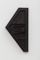 Ben Jackel / 
Compound, 2012 / 
stoneware and beeswax, and ebony / 
17 3/4 x 9 1/4 x 2 1/2 in. (45.1 x 23.5 x 6.4 cm) / 
Private collection
