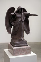 Ben Jackel / 
In the Hearts of Men, 2008 - 2009  / 
stoneware; marble / 
42 x 26 x 20 in (106.7 x 66 x 50.8 cm)